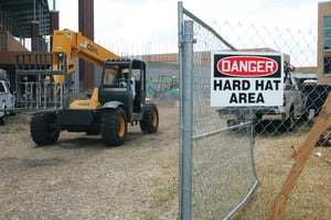 Accuform Signs 14 x 10 in. Plastic Sign - DANGER HARD HAT AREA AMPPA005VP at Pollardwater