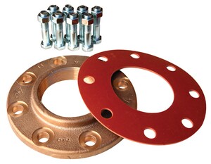 Matco-Norca 3 in. Threaded 150# Companion Bronze Flange MBCF10LF at Pollardwater