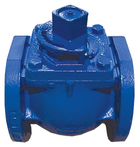 Milliken Valve Series 601 12 in. Buna-N Coated Cast Iron, EPDM and 316 SS Stainless Steel 175 psi Flanged Gear Operator Plug Valve M601N1AG12 at Pollardwater