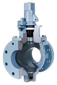VAG USA Eco-centric® 3 in. Ductile Iron 265 psi Flanged Worm Gear Plug Valve V517M at Pollardwater
