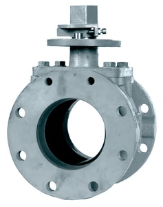 VAG USA Eco-centric® 3 in. Ductile Iron 265 psi Flanged Worm Gear Plug Valve V517M at Pollardwater