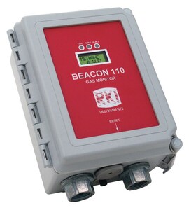 RKI Instruments Beacon™ 110 Single Channel Wall Mount Controler with Strobe Light R722110RK03 at Pollardwater