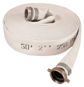 Abbott Rubber Co Inc 4 in. x 25 ft. ID Tube 150 psi Polyester and Rubber Discharge Hose in White A11324000 at Pollardwater