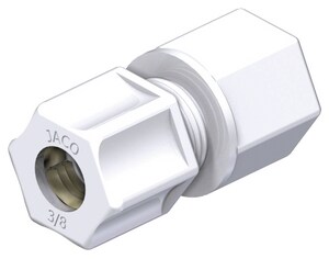 1/4 in. FPT Straight Polypropylene Compression Coupling Connector J2544PO at Pollardwater