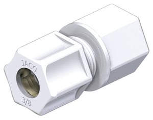 1/2 x 3/8 in. FPT Reducing Polypropylene Compression Coupling Connector J2586PO at Pollardwater