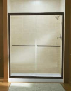 Sterling Finesse 70 31 100 X 59 5 8 In Frameless Sliding Shower