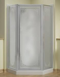 Sterling Intrigue 38 In Neo Shower Door Intrigue Pebble In