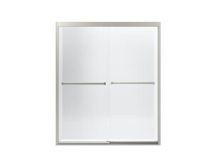 Sterling Meritor Frameless Sliding Shower Door In Silver 581075