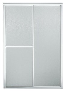 Sterling Deluxe 65 1 2 X 46 In Shower Door With Rain Glass In