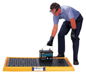 Ultratech International Ultra-Containment Tray® Small Spill Pallet 5 gallons with Grate U2352 at Pollardwater