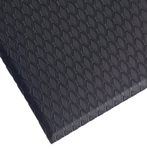 M+A Matting Cushion Max™ 72 x 5/8 in. Anti-Fatigue Mat in Black (Less Hole) A4144672 at Pollardwater