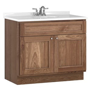 Bertch Cabinet Portland 36 X 21 X 31 In Floor Mount Vanity With 2