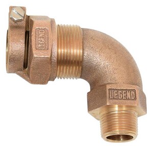 1 1 Standard Plumbing Supply LEGEND VALVE AND FITTING 313-335NL T-4411 No Lead Copper Tube Size Pack Joint X Pack Joint Water Service Elbow