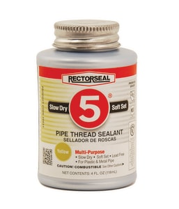 Rectorseal No. 5® 4 oz. PVC Yellow Pipe Joint Compound REC25631 at Pollardwater