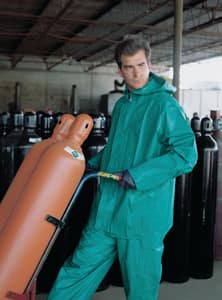 MCR Safety Dominator Chemical SUIT 2 Piece Green Triple Extra Large R3882X3 at Pollardwater