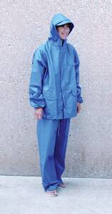 MCR Safety Challenger Series Blue 2-Piece Rainsuit With Hood Large R7032L at Pollardwater