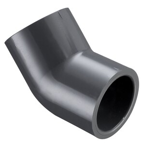 817 Series 1/4 in. Socket Straight Schedule 80 PVC 45 Degree Elbow S817002 at Pollardwater