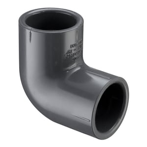 3/8 in. Socket Straight Schedule 80 PVC 90 Degree Elbow S806003 at Pollardwater
