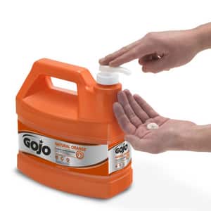 GOJO Natural Orange™ Orange Pumice Hand Cleaner with Pump Dispenser, 1 Gallon G095504 at Pollardwater
