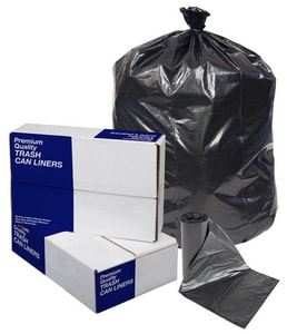 Westcraft 24 x 24 in. 10 gal 0.9 mil Can Liner in Black (Case of 500) WCL242485K at Pollardwater