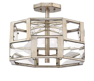 Park Harbor Cypress Point 15 1 2 In 60w 4 Light Semi Flush