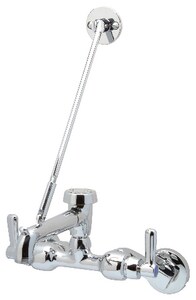 Zurn Aquaspec Two Handle Lever Wall Mount Service Sink Faucet In