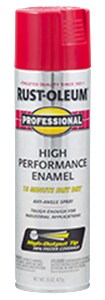 Rust-Oleum® Professional Safety Red High Performance Enamel Spray R7564838 at Pollardwater