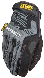 Mechanix Wear Size M Synthetic Leather Rubber Mechanic’s Glove in Black and Grey MMPT58009 at Pollardwater