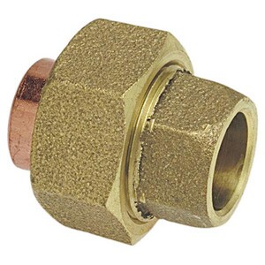 5 pcs 3/4'' Lead Free Copper Brass Sweat Union CxC Libra Supply 3/4 inch 