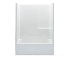 Aquatic Industries Everyday 54 X 30 1 4 In Tub Shower With Left