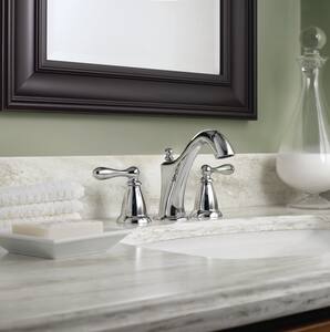 Moen Caldwell 1 2 Gpm 3 Hole High Arc Bathroom Faucet With Double