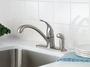 Moen Torrance Single Lever Handle Low Arc Lavatory Faucet In Spot