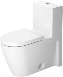 Bovenstaande Goodwill Schrikken Duravit Starck 2 1.28 gpf Elongated One Piece Toilet in White - 2133010005  - Ferguson