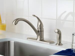 Moen Torrance Single Handle Kitchen Faucet In Spot Resist