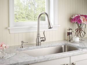 Moen Anabelle Single Handle Pull Down Kitchen Faucet In Spot