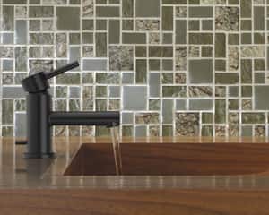 Align Single Hole Single-Handle Bathroom Faucet in Matte Black by MOEN 