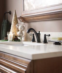 Moen Caldwell 1 2 Gpm 3 Hole Deck Mount Centerset Lavatory Faucet