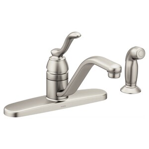 Moen Banbury Single Handle Kitchen Faucet In Spot Resist