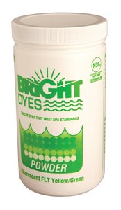 Kings Cote Chemicals Bright Dyes® 1 lb. Water Tracing Dye Powder in Fluorescent Yellow and Green K105001 at Pollardwater