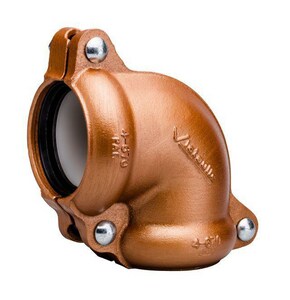 Victaulic Firelock Style 670 2 1 2 In Painted Grooved Copper 90 Degree Elbow With E Gasket Lpe0 Ferguson