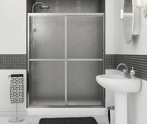 Maax Us Polar 68 X 59 1 2 In Rain Textured Glass Deluxe Bypass