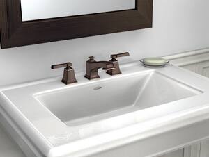 Moen Boardwalk Two Handle Widespread Bathroom Sink Faucet In