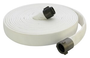 Abbott Rubber Co Inc 2-1/2 in. x 5 ft. MNST x FNST Polyester Double Jacketed Fire Hose A215025005NSTALRL at Pollardwater