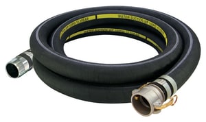 Abbott Rubber Co Inc 2-1/2 in. x 20 ft. MNPSH x Coupler 150 psi EPDM Suction Hose in Black A1210250020CN at Pollardwater