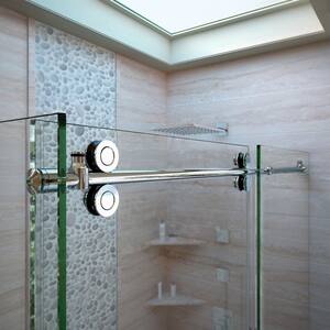 Dreamline Enigma 60 1 2 In Frameless Sliding Shower Enclosure