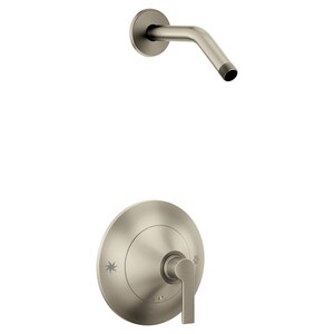 Moen Doux Single Lever Handle Shower Faucet Trim Only In Brushed