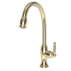 Newport Brass Nadya Single Handle Pull Down Kitchen Faucet In