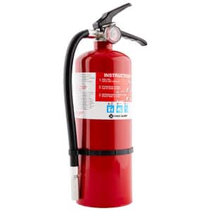 First Alert 5 lb. Dry Powder, Steel and Plastic Fire Extinguisher in White BHOME2PRO at Pollardwater