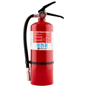 First Alert 5 lb. Dry Powder, Steel and Plastic Fire Extinguisher in White BHOME2PRO at Pollardwater