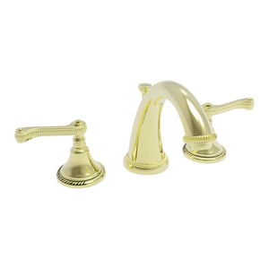 Newport Brass Two Handle Bathroom Sink Faucet In French Gold Pvd